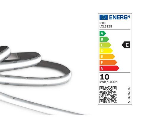 LED pásek 24V IP20 bílá přírodní 5m LTC LXL5138