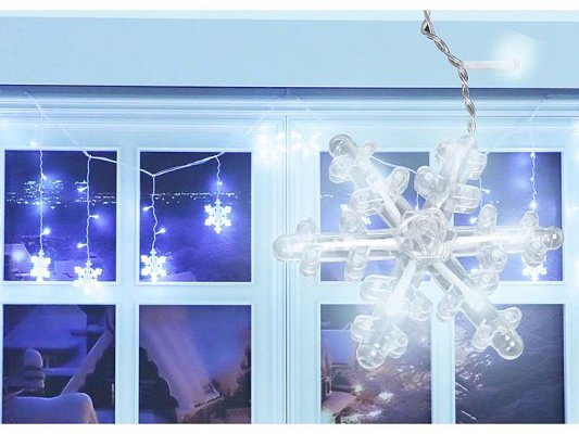 Řetěz vánoční MOON IN THE ROOM ML55Z vločky