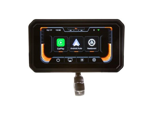 Displej na motocykl Apple CarPlay / Android Auto CARCLEVER DS-126CA