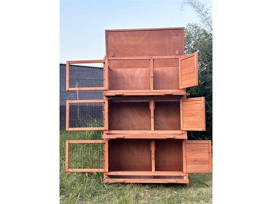 Králíkárna dřevěná MacHook 3