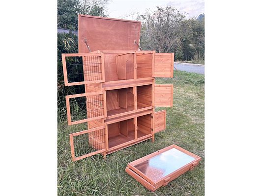 Králíkárna dřevěná MacHook 3