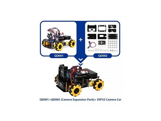 Stavebnice ACEBOTT Rozšiřující sada (kamera) pro robotické autíčko Arduino