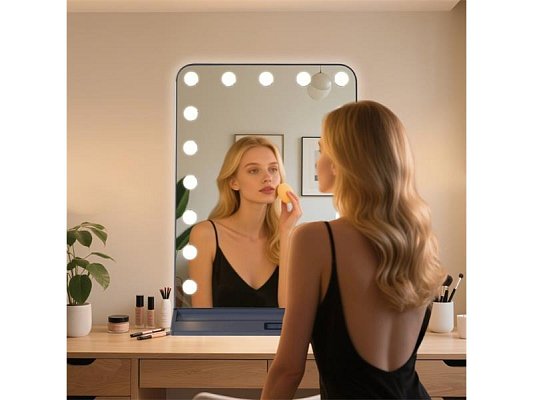 Zrcátko kosmetické IMMAX Hollywood Make Up 09101L