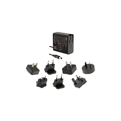 Spínaný síťový napájecí adaptér 20W, 5V/4A DC, souosý konektor 5,5/2,1mm, vnitřní plus, stabilizovaný