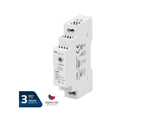 Zdroj spínaný na DIN lištu 24V/15W GETI GPS2415