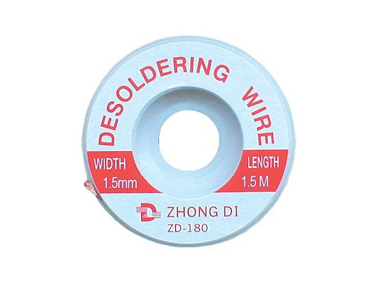 Punčoška k odsávání cínu 1,5mm/1,5m