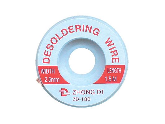 Punčoška k odsávání cínu 2,5mm/1,5m