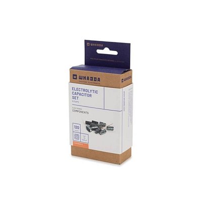 Sada elektrolytických kondenzátorů 120 ks - 1µF do 1000µF