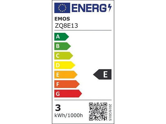 Žárovka LED GU10 3W MR16 bílá přírodní EMOS ZQ8E13