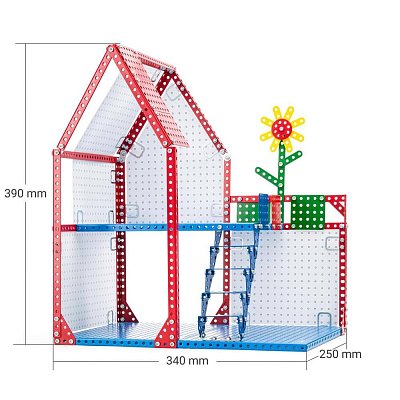 Domeček pro panenky, 345 dílků