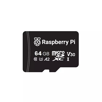 Oficiální 64 GB microSD karta pro Raspberry Pi s předinstalovaným operačním systémem