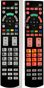 Panasonic N2QAYB000715 náhradní dálkový ovladač stejného vzhledu