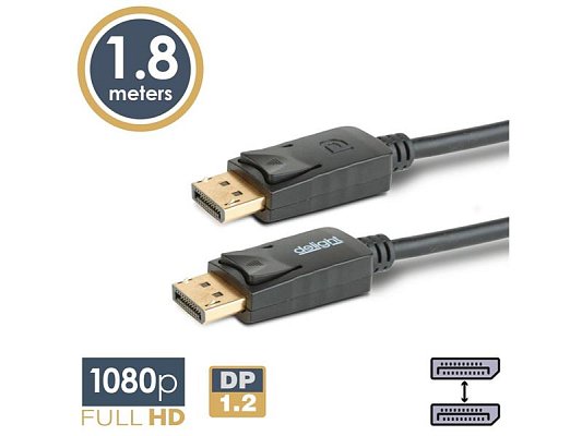 Kabel DELIGHT 20333A DisplayPort 1,8m