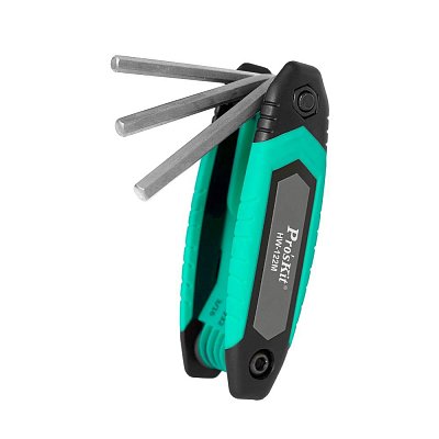 Zavírací sada inbus klíčů 1.5, 2, 2.5, 3, 4, 5, 6, 8 mm