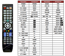 Samsung BN59-00691A  náhradní dálkový ovladač jiného vzhledu