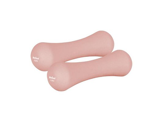 Sada činek z litiny a neoprenu REBEL RBA-2329-0.5 2x0,5kg