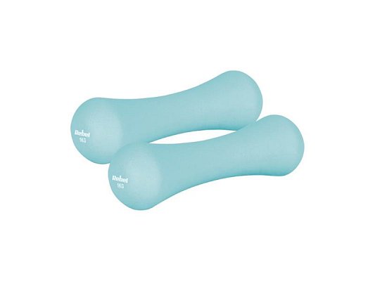 Sada činek z litiny a neoprenu REBEL RBA-2329-1 2x1kg