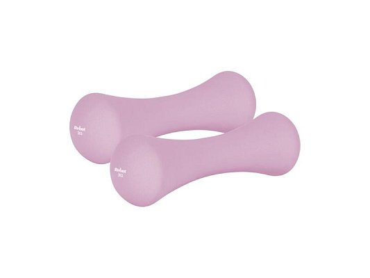 Sada činek z litiny a neoprenu REBEL RBA-2329-2 2x2kg