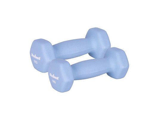 Sada činek z litiny a neoprenu HEX REBEL RBA-2330-1 2x1kg