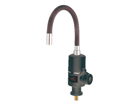 Dřezová baterie MIXXUS ELW06-EF-2BLACK s elektrickým ohřevem vody