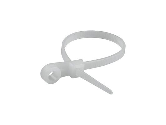 Pásek stahovací s otvorem pro šroub DPM OP36145-25W 3,6x145mm 25ks