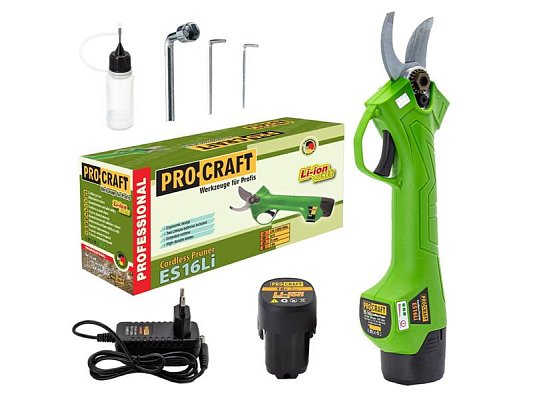 Nůžky zahradní AKU PROCRAFT ES16Li1B