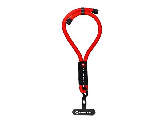 Šňůrka na zápěstí FORCELL R10X40 Red - nastavitelná