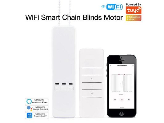 Smart motor žaluzií a rolet MOES Curtain Controller Retrofit WiFi Tuya