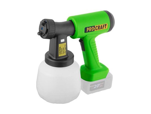 Pistole stříkací AKU PROCRAFT PSE22bb s funkcí ofukování bez akumulátoru