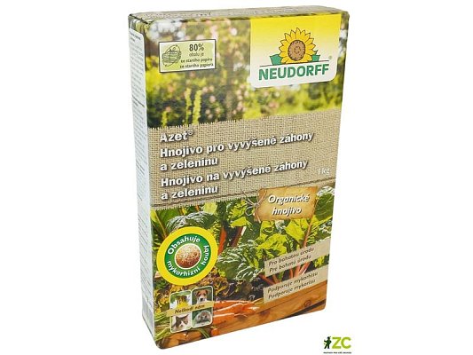 Hnojivo pro pro vyvýšené záhony a zeleninu NEUDORF Azet 1kg