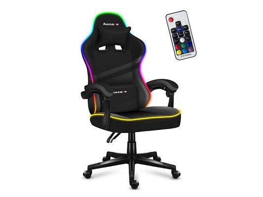 Křeslo herní HUZARO Force 4.4 RGB Black