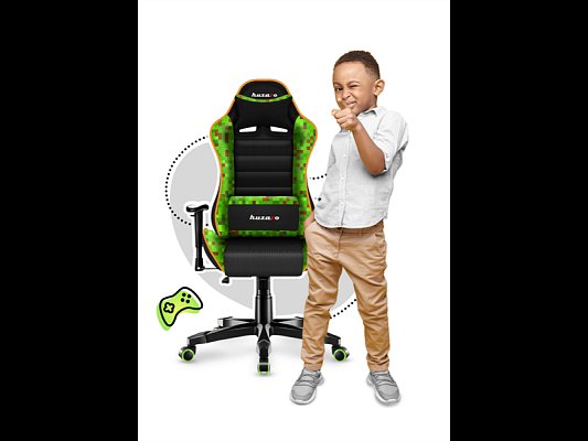 Křeslo herní HUZARO Ranger 6.0 Pixel Mesh dětské