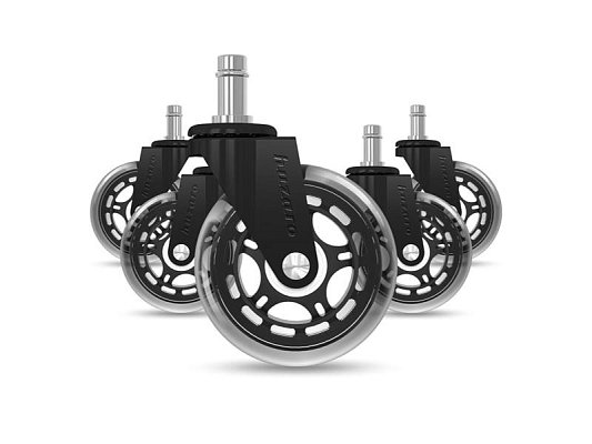 Kolečka na židli HUZARO Casters 2.0 Black
