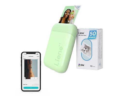 Fototiskárna LIENE Pearl KW001-65024 2x3" Green