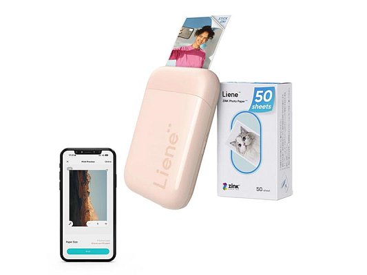 Fototiskárna LIENE Pearl KW001-65023 2x3" Pink