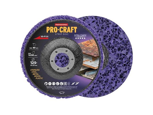 Kotouč brusný Clean & Strip 125mm PROCRAFT SD-P125