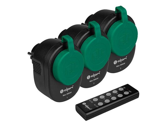 Zásuvka s dálkovým ovladačem DPM DT44