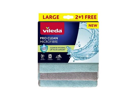 Mikrohadřík VILEDA Pro Clean 179227 2+1ks