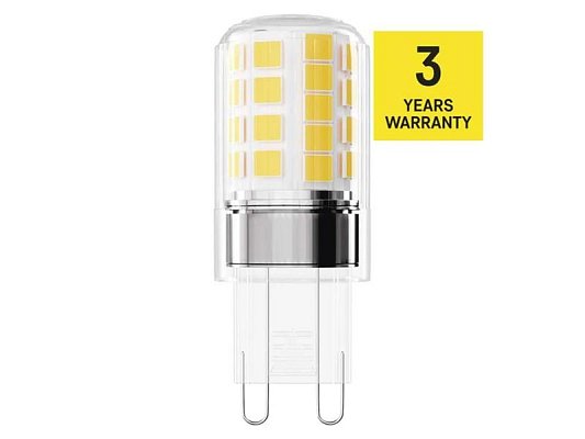 Žárovka LED JC G9 4,2W bílá studená EMOS ZQ9E24