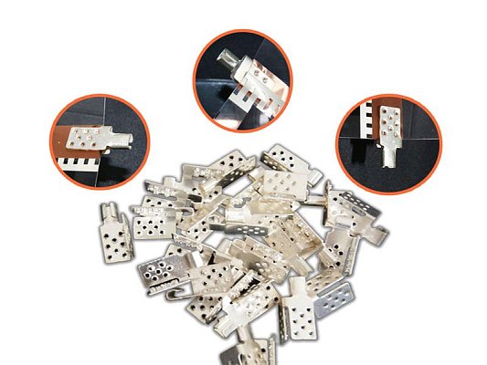 Konektor pro topnou fólii postříbřený mosazný