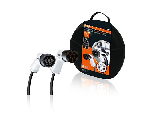 Kabel nabíjecí OSRAM typ 2 3,6kW 16A 1 fáze 5m pro elektromobil