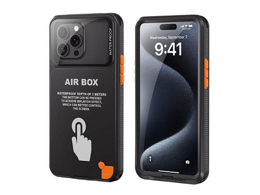 Pouzdro vodotěsné SHELLBOX AIRBOX 6.9 Black