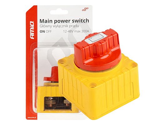 Bateriový odpojovač 12-48V max.300A AMIO-03839