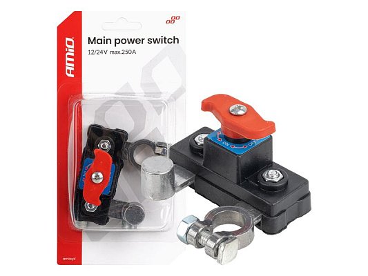 Bateriový odpojovač 12V 24V 250A AMiO-04831