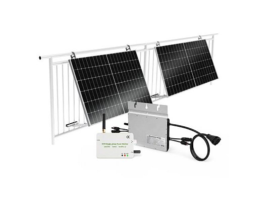 Balkonová FVE 800 W se smart meterem (bez přetoků)