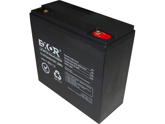 Baterie LiFePO4 12,8V 24Ah EXOR LFP R926