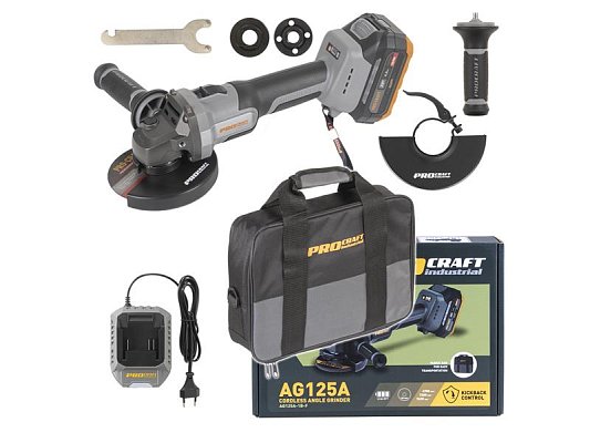 Bruska úhlová AKU PROCRAFT Industrial AG125A-1B-F