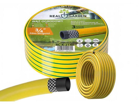 Hadice zahradní REAL GARDEN LXMR2140 3/4" 50m