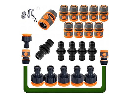 Sada spojek 1/2" a 3/4" LXMR2202 20ks