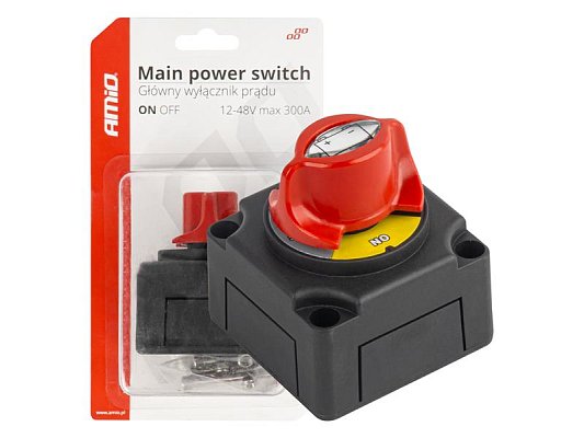 Bateriový odpojovač 12-48V max.300A AMIO-03838